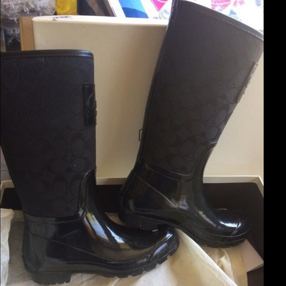 Coach rain boots - Picture 2 of 4